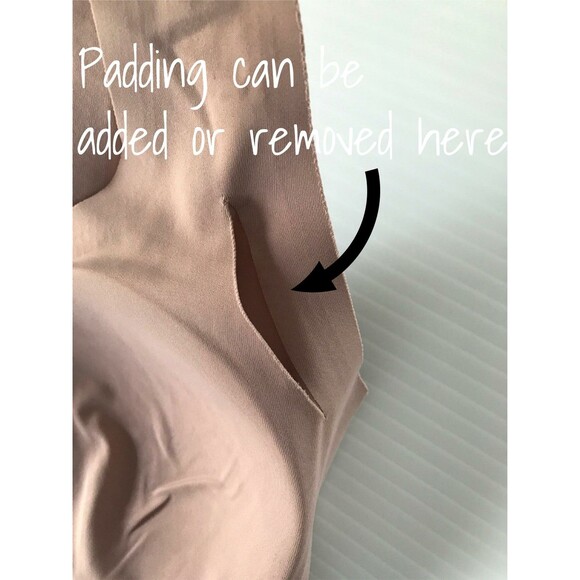 Calvin Klein Invisibles Bra Scoop Neck Lightly Lined Mocha XS - Picture 8 of 8